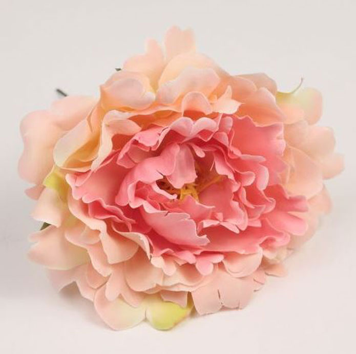 Flores de Flamenca. Peonía Clásica Rosa. 12cm